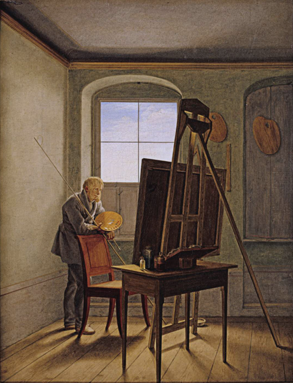 Friedrich in his Studio (mk10)